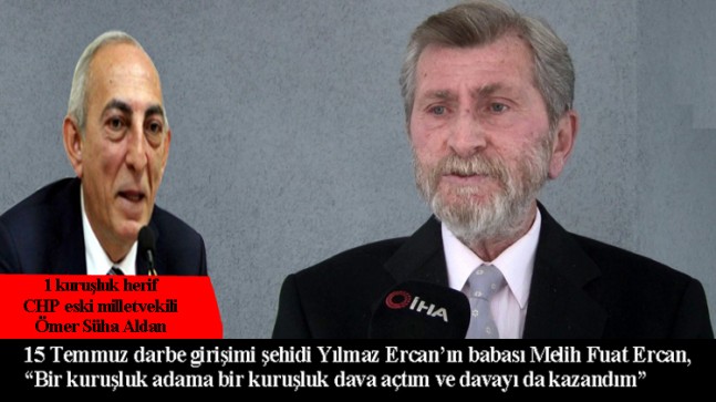 Mahkeme, CHP’li Aldan’ın, 1 kuruşluk adam olduğunu onayladı (!)