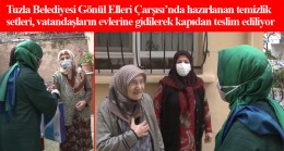 Tuzla Belediyesi’nden Tuzlalı 65 yaş üstü vatandaşlara temizlik seti