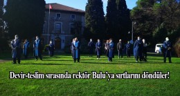 Boğaziçi Üniversitesi rektör devir-teslim töreninde istenmeyen görüntüler!
