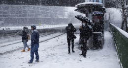 İstanbul’dan karlı Pazartesi