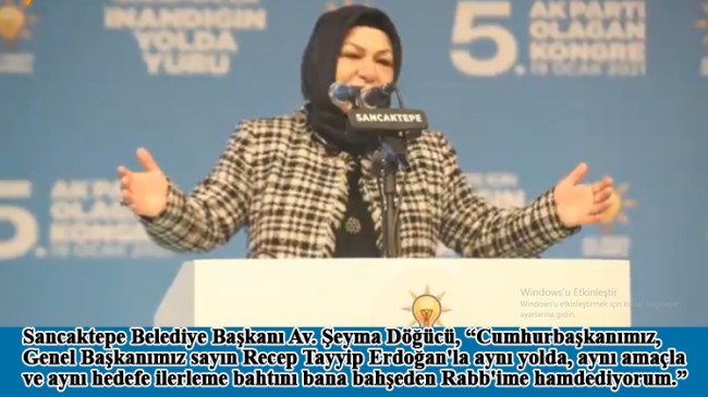 Şeyma Döğücü, “Genel Başkanımız Erdoğan’ın yol arkadaşı olmak bana muhteşem bir gurur yaşatıyor”