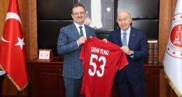 TFF Başkanı Özdemir’den Cumhuriyet Başsavcısı Şaban Yılmaz’a ziyaret