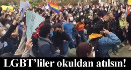 Boğaziçi Üniversitesindeki LGPT’li ve diğer göstericilere polis müdahalesi