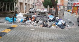 Kadıköy’ün çöplerini toplayan İBB’ye grevdeki işçilerden tepki geldi