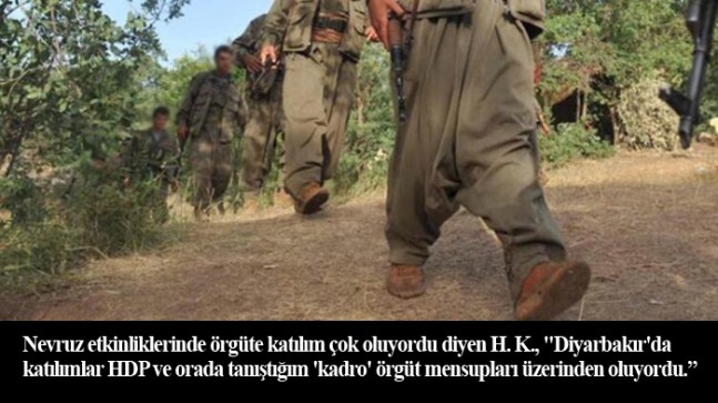 Terör örgütü PKK’ya HDP Diyarbakır İl Başkanlığı binasından gönderilmiş!
