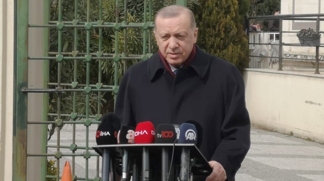 Cumhurbaşkanı Erdoğan, “Mutasyonun inişli çıkış görüntüleri bizleri de karar almada zorluyor”