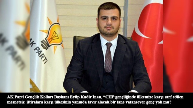 AK Gençler, CHP gençliğine soruyor: “Biden ve HDP’ye niye sessiz kaldınız?”