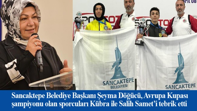 Başkan Şeyma Döğücü, şampiyon olan belediyenin sporcularını kutladı
