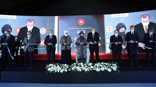 Cumhurbaşkanı Erdoğan, Beykoz Cam ve Billur Müzesi’nin açılışını yaptı