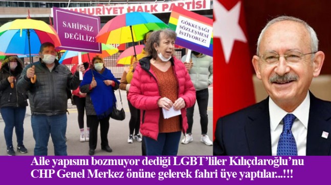 Kılıçdaroğlu artık LGBT’nin fahri üyesi
