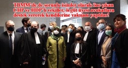 Yargılanan terörist avukatlara CHP ve HDP’li vekiller ile yabancı avukatlardan destek