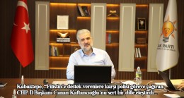 Başkan Kabaktepe’den isim vermeden CHP’li Kaftancıoğlu’na Filistin eleştirisi
