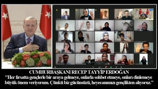 Cumhurbaşkanı Erdoğan, “Biz gücümüzü, heyecanımızı gençlikten alıyoruz”