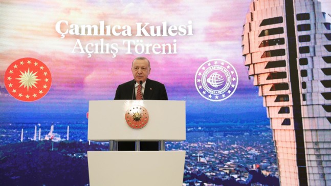 Erdoğan, Çamlıca Kulesini hizmete açtı