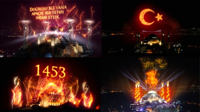 İstanbul’un Fethi’nin 568. yıldönümü ile ilgili muhteşem görüntüler