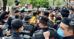 Polis, Taksim’e çıkmakta direnen göstericilere müdahale etti