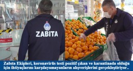 Tuzla Belediyesi Zabıta Ekipleri, evinden çıkamayanların alışverişlerini yapıyor