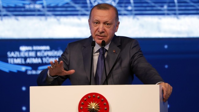 Cumhurbaşkanı Erdoğan, “Kanal İstanbul” projesi için düğmeye bastı