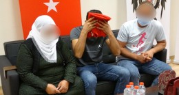 PKK’dan kaçan A.B isimli genç, Türk bayrağını öperek alnına koydu