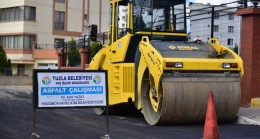 Tuzla’da yılın ilk 8 ayında yaklaşık 32 bin ton asfalt serimi yapıldı