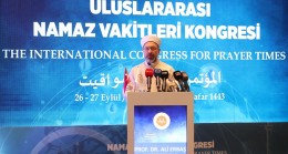 İstanbul’da Uluslararası Namaz Vakitleri Kongresi yapılıyor