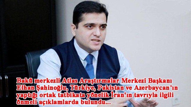 Şahinoğlu, “İran Azerbaycan’a gövde gösterisi yapmaya çalıştı”