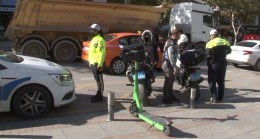 Kadıköy’de elektrikli scooter denetimi