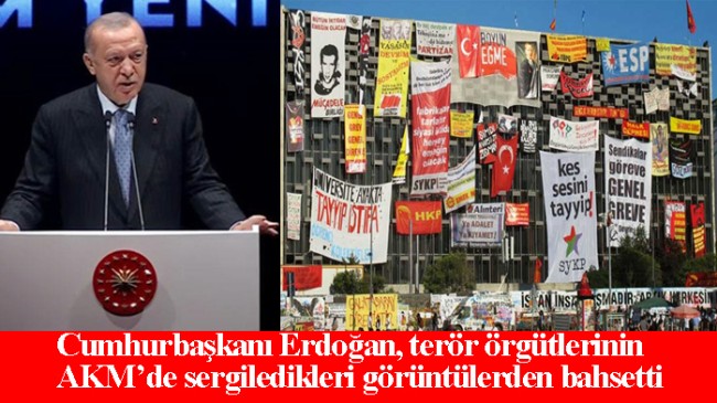 Erdoğan, “Gezi olaylarında AKM’nin nasıl terör örgütlerinin gövde gösterisi yerine dönüştürüldüğünü unutmadık”