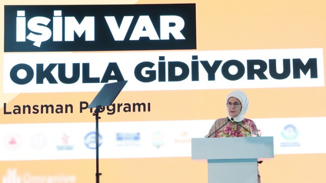Emine Erdoğan, “Eğitim, herkes için tıpkı nefes gibi hayati ve vazgeçilmez bir ihtiyaçtır”