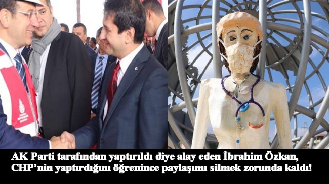 İmamoğlu ve CHP’nin yalakası İbrahim Özkan, yaptığı paylaşımla madara oldu!