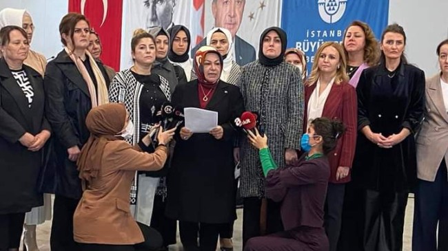 AK Partili İBB Kadın Meclis Üyeleri’nden Lütfü Türkkan’a tepki