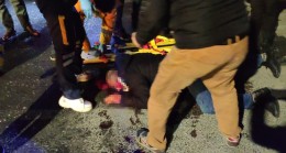 Başakşehir’de reklam panosunun altında kalan vatandaş ağır yaralandı