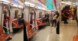 Kadın yolcuyu tehdit eden psikopat, bıçağını metro durağının Xray Cihazından nasıl geçirdi?