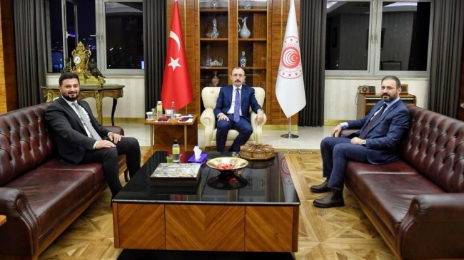Kağıthane Belediye Başkanı Öztekin’den Bakan Koca ve Bakan Muş’a ziyaret