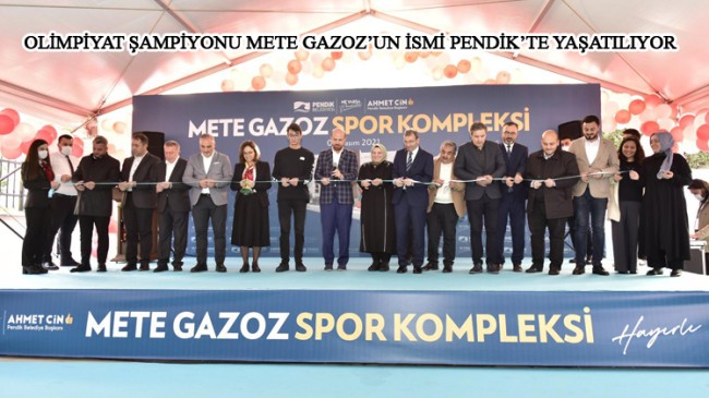 Mete Gazoz Spor Kompleksi açıldı