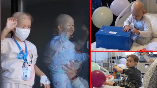 Tuzla Belediyesi’nden lösemi tedavisi gören çocukların yüzlerini güldüren sürpriz