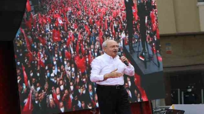 CHP’li Kemal Kılıçdaroğlu’nun mitingine katılanların sayısı, Cumhurbaşkanı Erdoğan’ın Siirt mitinginin yüzde 10’u kadar!