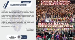 HDP İstanbul İl Kongresi’nde bebek katili Apo ve PKK sloganları atıldı