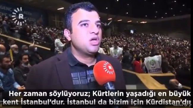 HDPKK’lı vekil Ömer Öcalan, “İstanbul bizim için Kürdistan’dır”