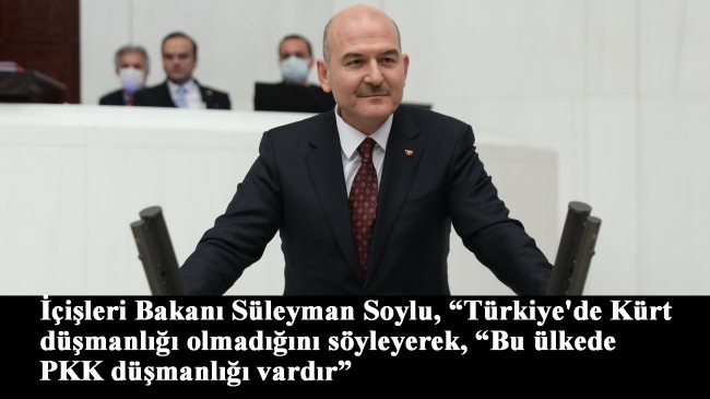 İçişleri Bakanı Süleyman “PKK’lı Mehmet Miraç Din’i HDP’li vekil Hüseyin Kaçmaz’ın evinde yakaladık”