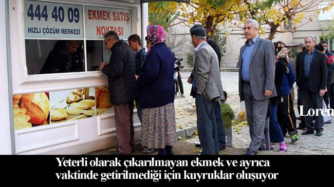 İstanbul Halk Ekmek yetkilileri vatandaşa adeta eziyet ediyor