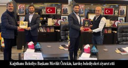 Kağıthane Belediye Başkanı Mevlüt Öztekin, kardeş belediyeleri ziyaret etti
