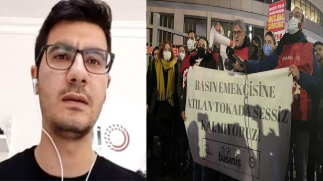 Tokatçı Muharrem Sarıkaya, Habertürk binası önünde protesto edildi