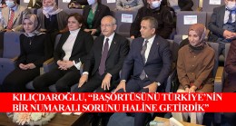 Kılıçdaroğlu, başörtülü hanımları sağına soluna alarak gayri samimi görüntü verdi!