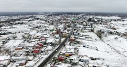 Kar yağışı Çatalca’da etkili oluyor