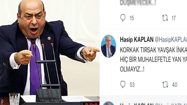 HDP’li Hasip Kaplan’dan 6 muhalefet genel başkanına ağır hakaretler!