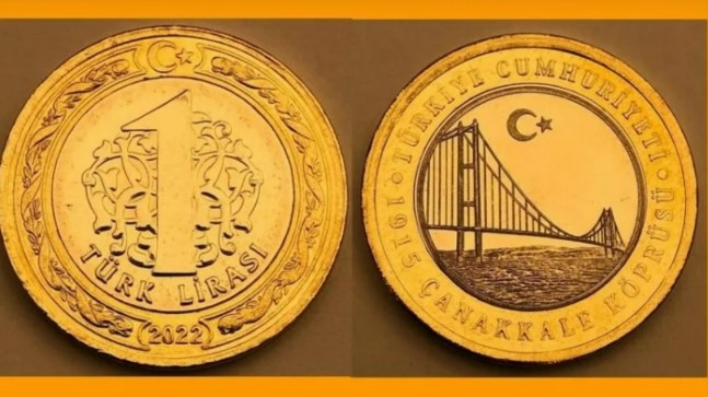 1915 Çanakkale Köprüsü hatıra parası basıldı