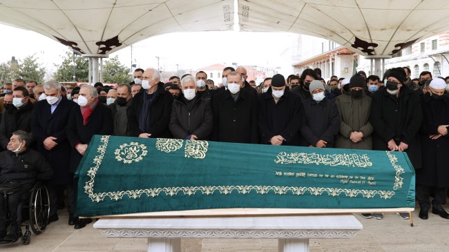 Cumhurbaşkanı Erdoğan, Çizmeci’nin cenazesine katıldı