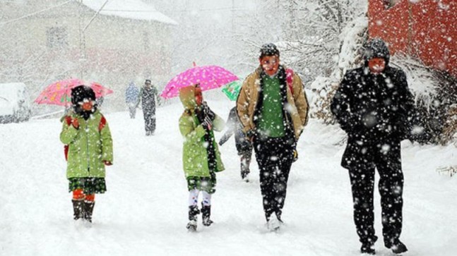 İstanbul’da okullara kar tatili