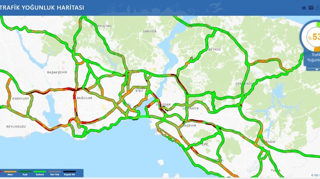 İstanbul’da trafik normal görünüyor